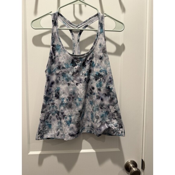 Lululemon Cool Racerback Short Tank Top Women's Medium Kaleidofloral Nulu Multi - Picture 2 of 4